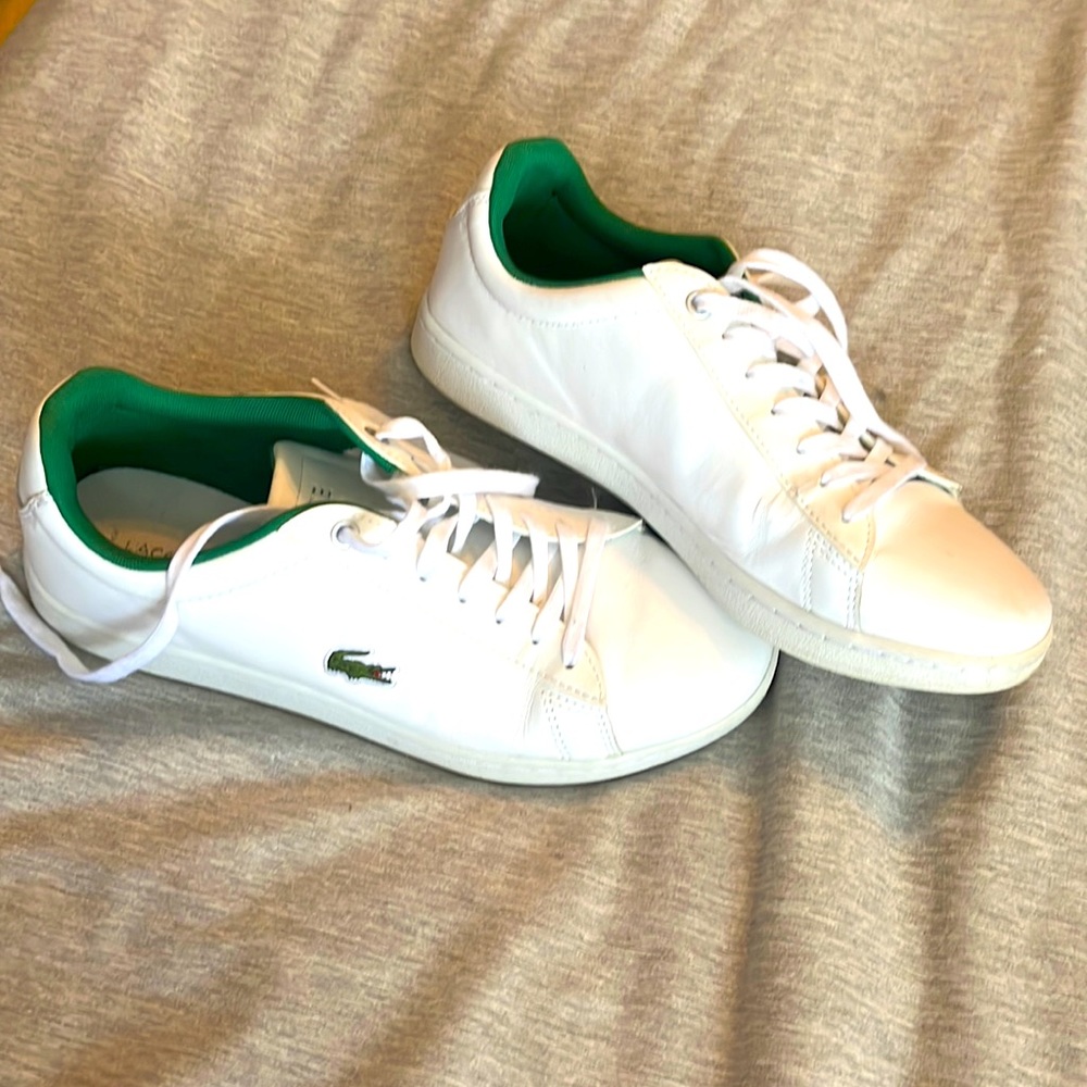 Women’s Lacoste gym shoes, size 8